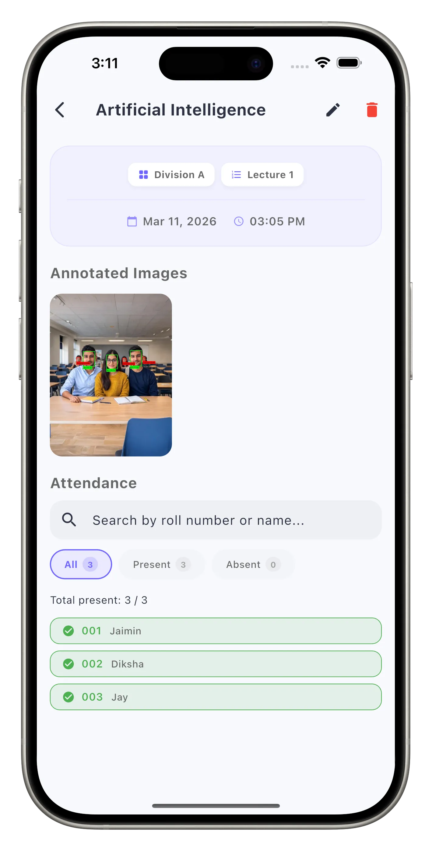Verify Attendance Instantly